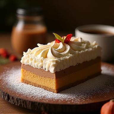 秋の味覚、モンブランケーキ